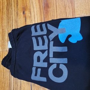 Free City black sweatpants.  Size 1/S